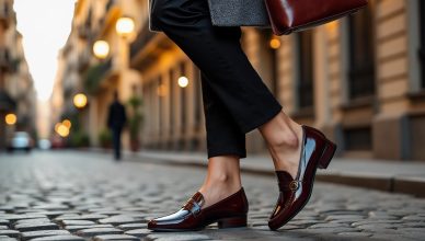découvrez nos conseils pour porter des mocassins femme en cuir verni bordeaux avec élégance et style, alliant confort et sophistication pour toutes vos occasions.